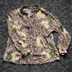 William Morris & Co. x H&M Button up Blouse NWOT